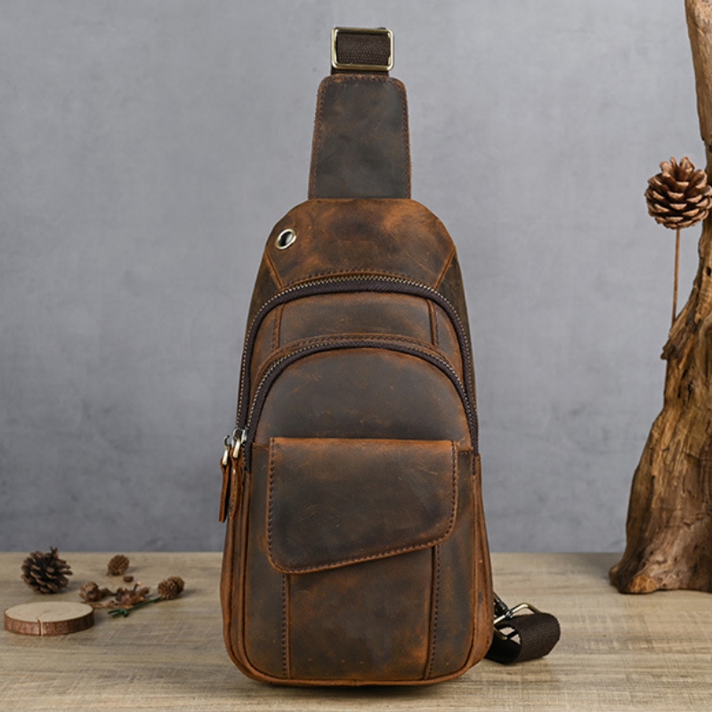 Designer Luxury Multifunction  - Leather Backpack Vintage ulasan dan harga