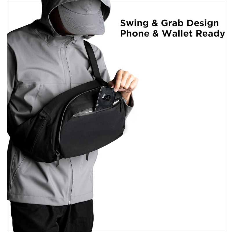Right Shoulder Chest Bag 7.5L  - Sling Backpack Shoulder ulasan dan harga