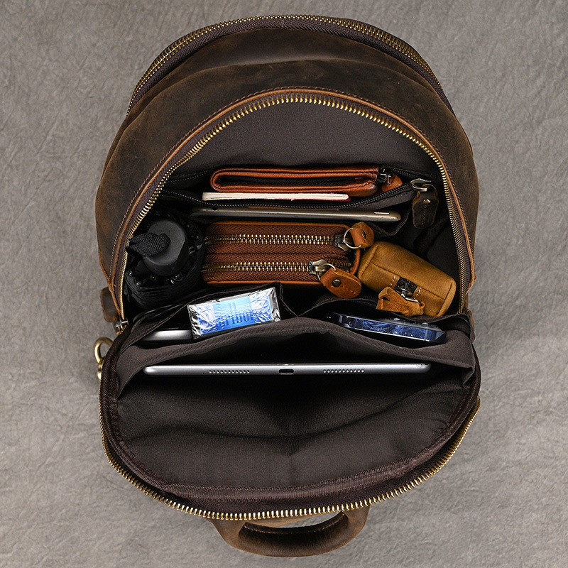 Large Size Causal Chest Bag Ge - Leather Backpack Vintage ulasan dan harga