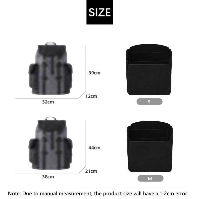 EverToner New Felt Handbag Ins - Backpack Insert Organizer ulasan dan harga