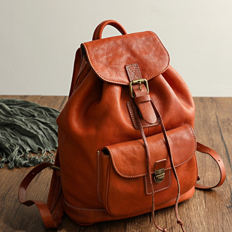 Johnature Leisure Travel Bag N - Leather Backpack Vintage ulasan dan harga